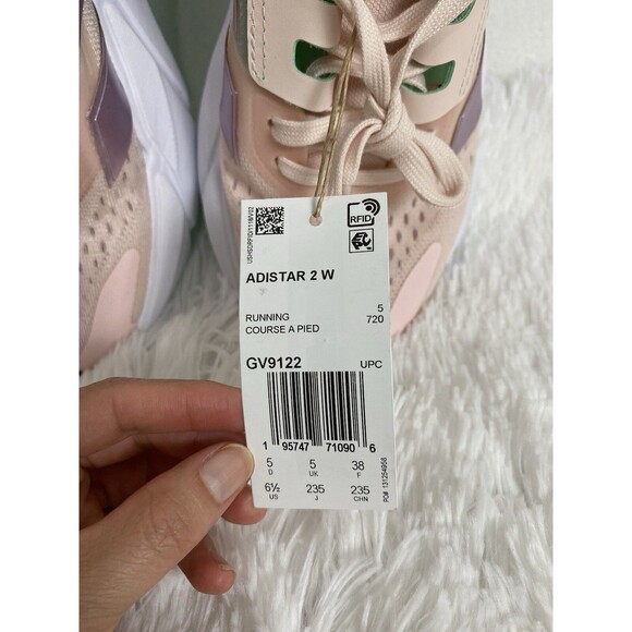 Adidas Adistar 2 Running Shoes Women's Size US 6.5 Multicolor Sport Pink Peach - Picture 10 of 14